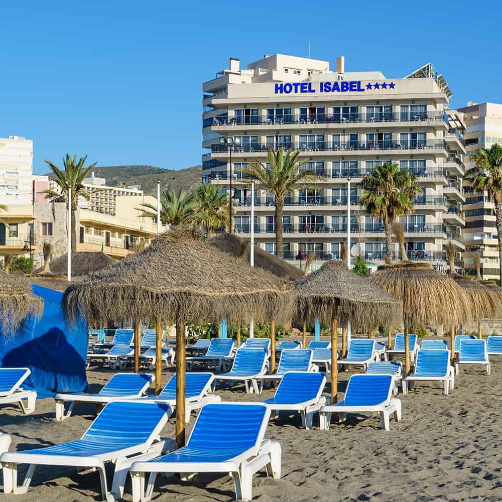 Hotel Isabel, en la Costa del Sol. Torremolinos, Málaga